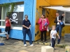 Frau Ott mit Sponsoren